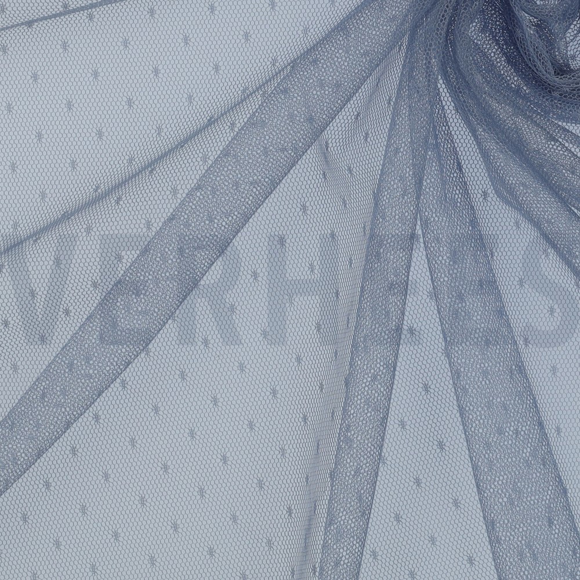 FINE TULE DOT LIGHT BLUE (high resolution) #3