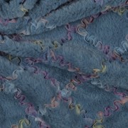 FAUX FUR WITH TULE MULTI COLOUR BLUE SHADOW (thumbnail) #3