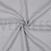 DOUBLE GAUZE LITTLE DOTS GREY (thumbnail) #3