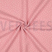 DOUBLE GAUZE LITTLE DOTS ROSE (thumbnail) #3