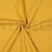 DOUBLE GAUZE LITTLE DOTS OCHRE (thumbnail) #3