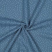 DOUBLE GAUZE LITTLE DOTS BLUE (thumbnail) #3