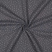 DOUBLE GAUZE LITTLE DOTS DARK GREY (thumbnail) #3