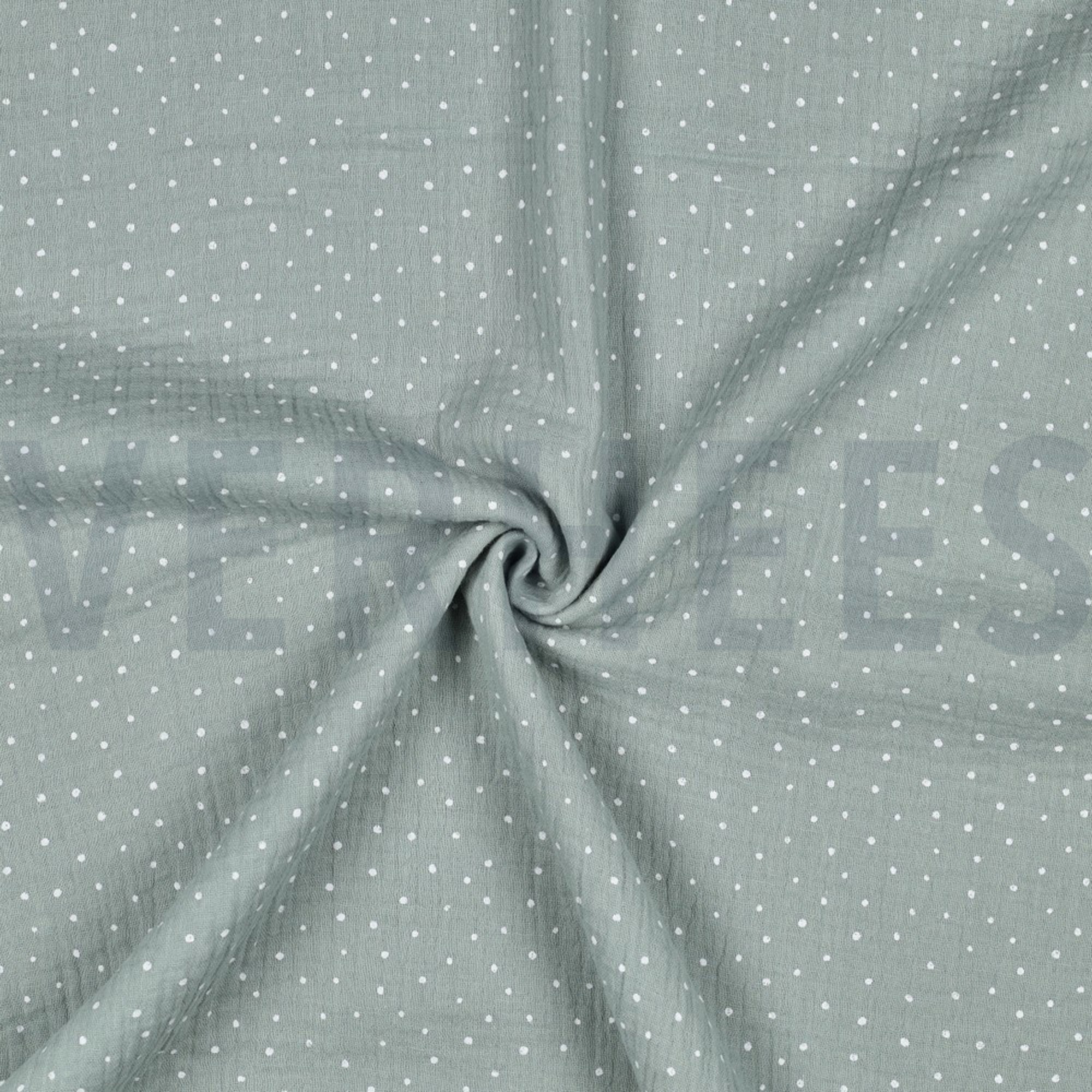DOUBLE GAUZE LITTLE DOTS MINT (high resolution) #3