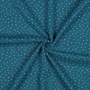 DOUBLE GAUZE LITTLE DOTS PETROL (thumbnail) #3