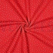 DOUBLE GAUZE LITTLE DOTS RED (thumbnail) #3