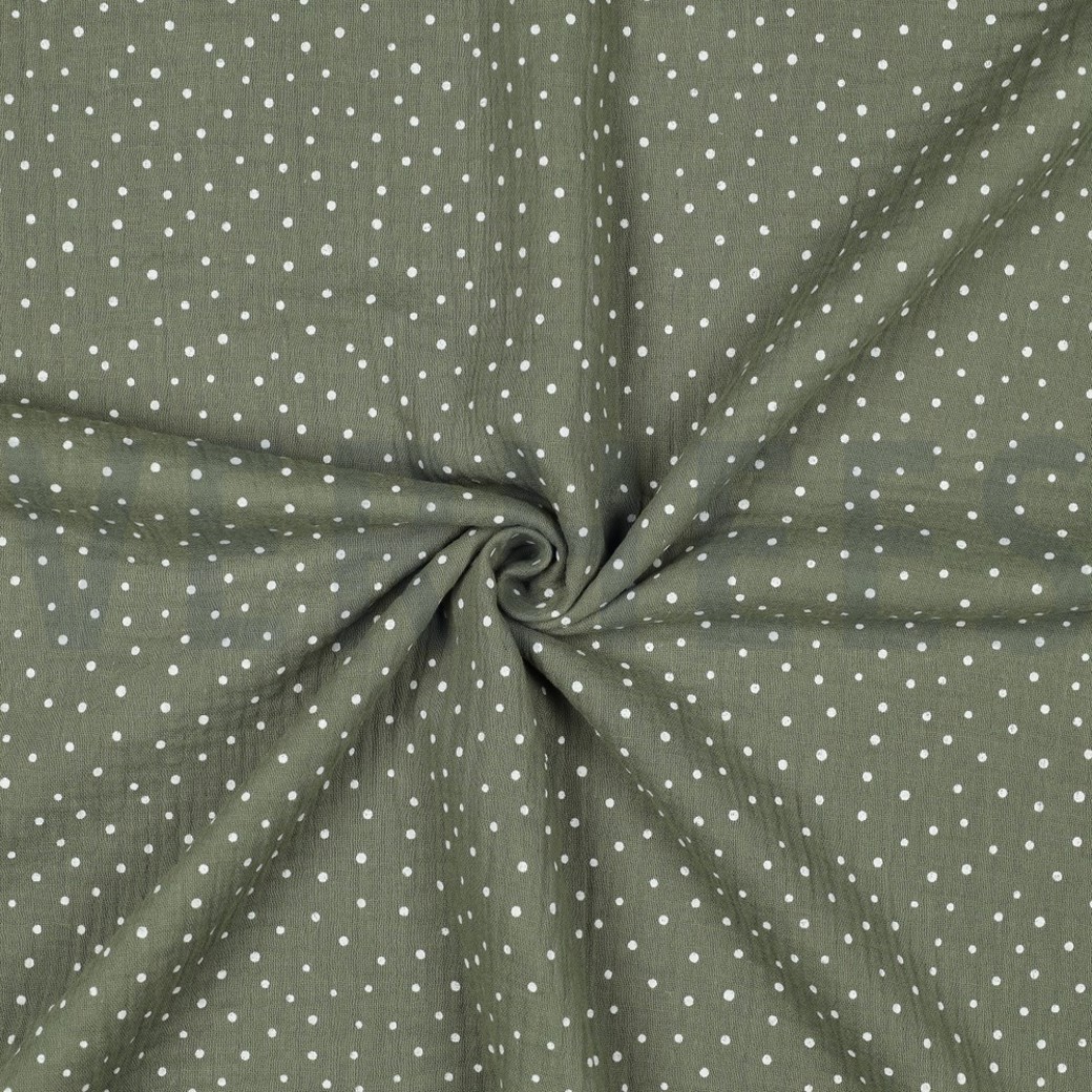 DOUBLE GAUZE LITTLE DOTS PICKLE #3