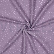 DOUBLE GAUZE LITTLE DOTS OLD MAUVE (thumbnail) #3