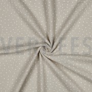 DOUBLE GAUZE LITTLE DOTS LIGHT SAND (thumbnail) #3