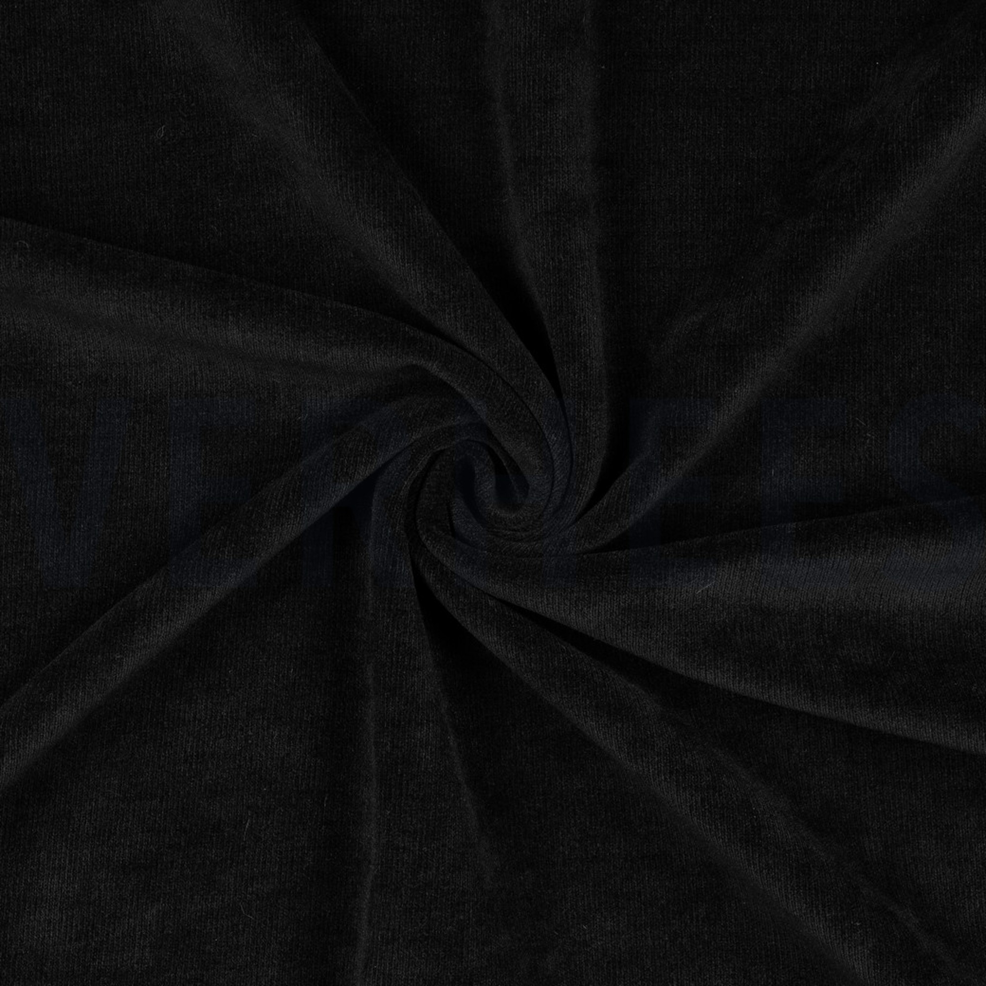 DOUBLE SIDED KNITTED VELOURS SHERPA BLACK (high resolution) #3