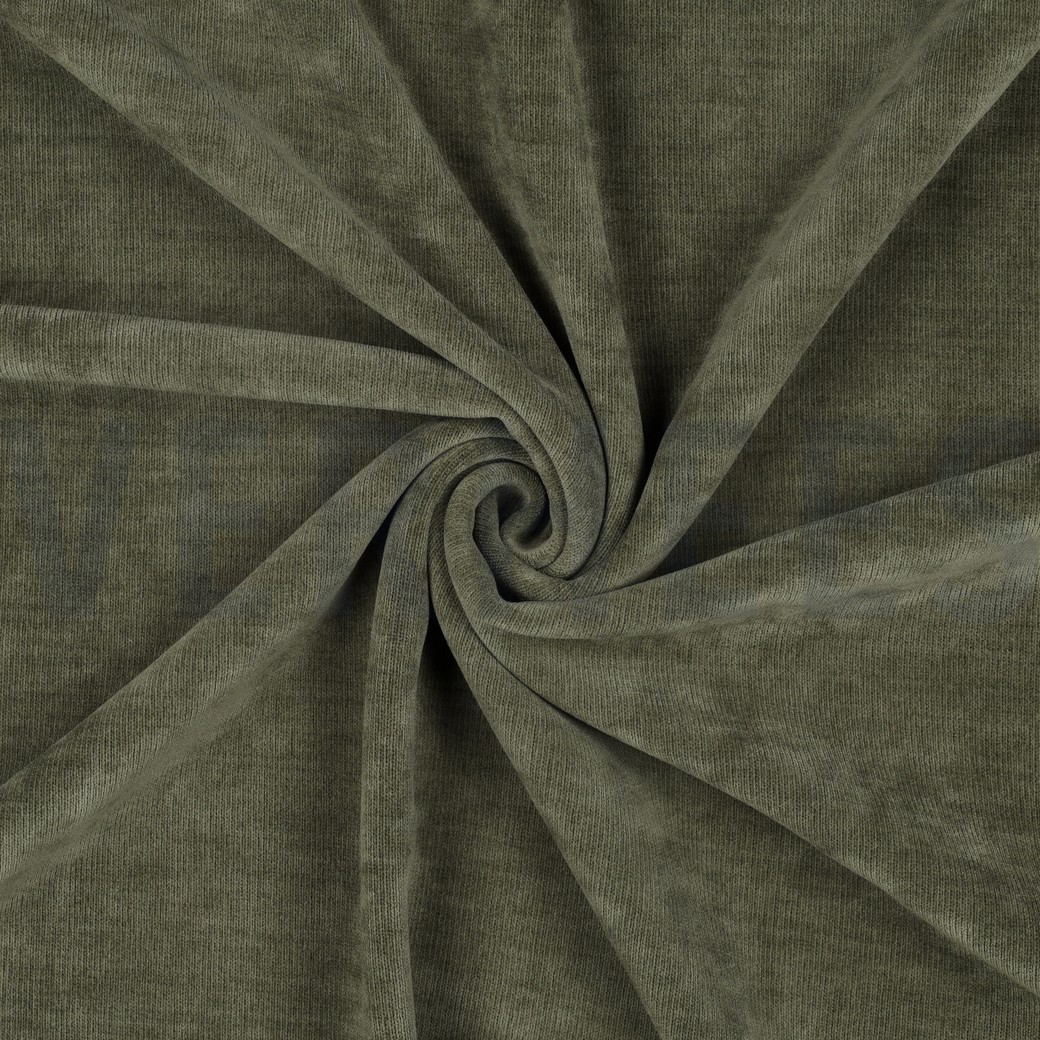 DOUBLE SIDED KNITTED VELOURS SHERPA ARMY #3