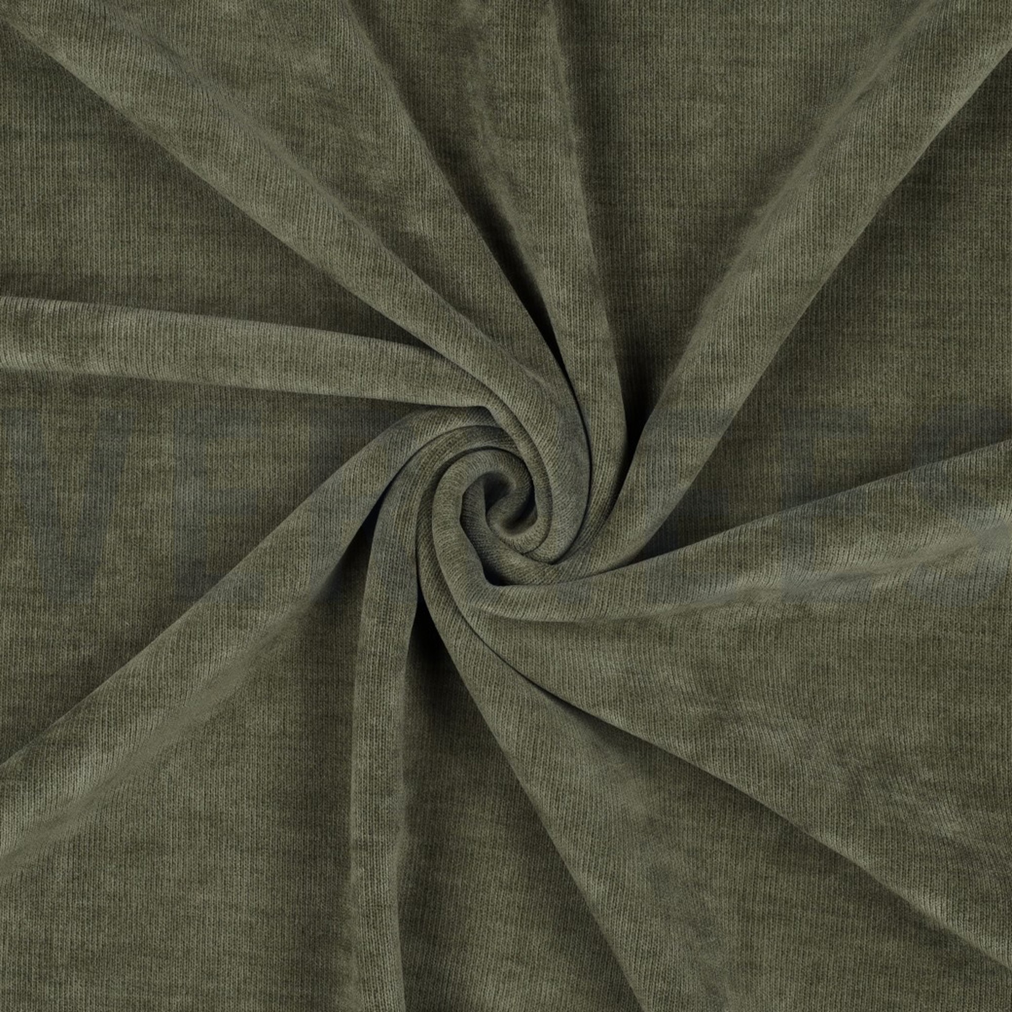 DOUBLE SIDED KNITTED VELOURS SHERPA ARMY (high resolution) #3