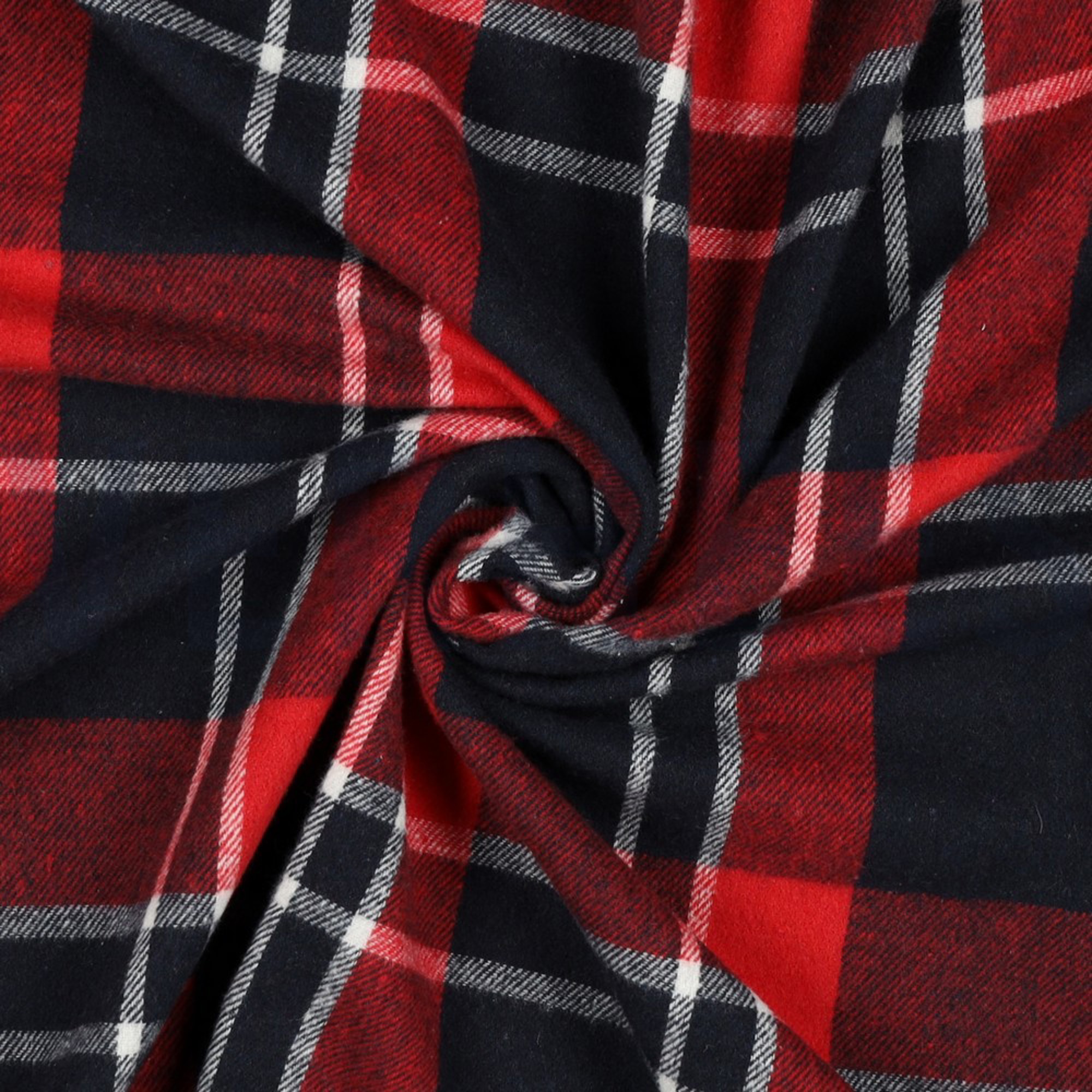 BRUSHED CHECKS YARN DYED NAVY/ RED (high resolution) #3