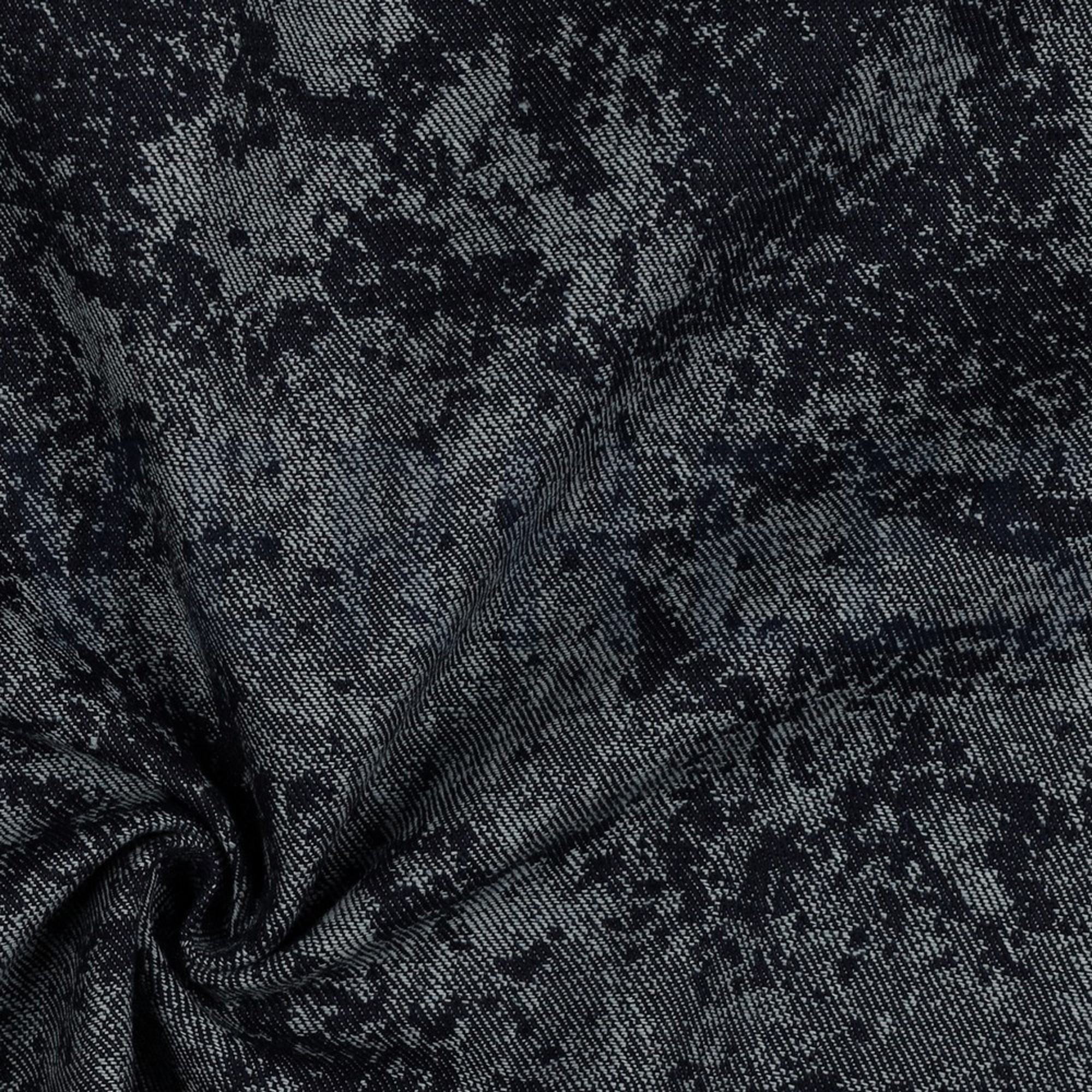 JEANS JACQUARD ABSTRACT INDIGO (high resolution) #3