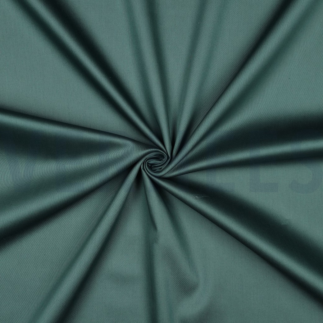 COTTON SATIN DARK GREEN #3