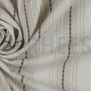 LINEN VISCOSE STRIPE NAVY (thumbnail) #3