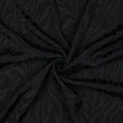 VISCOSE JACQUARD ANIMAL SKIN BLACK (thumbnail) #3