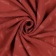 DOBBY JACQUARD STRIPES ROUGE (thumbnail) #3