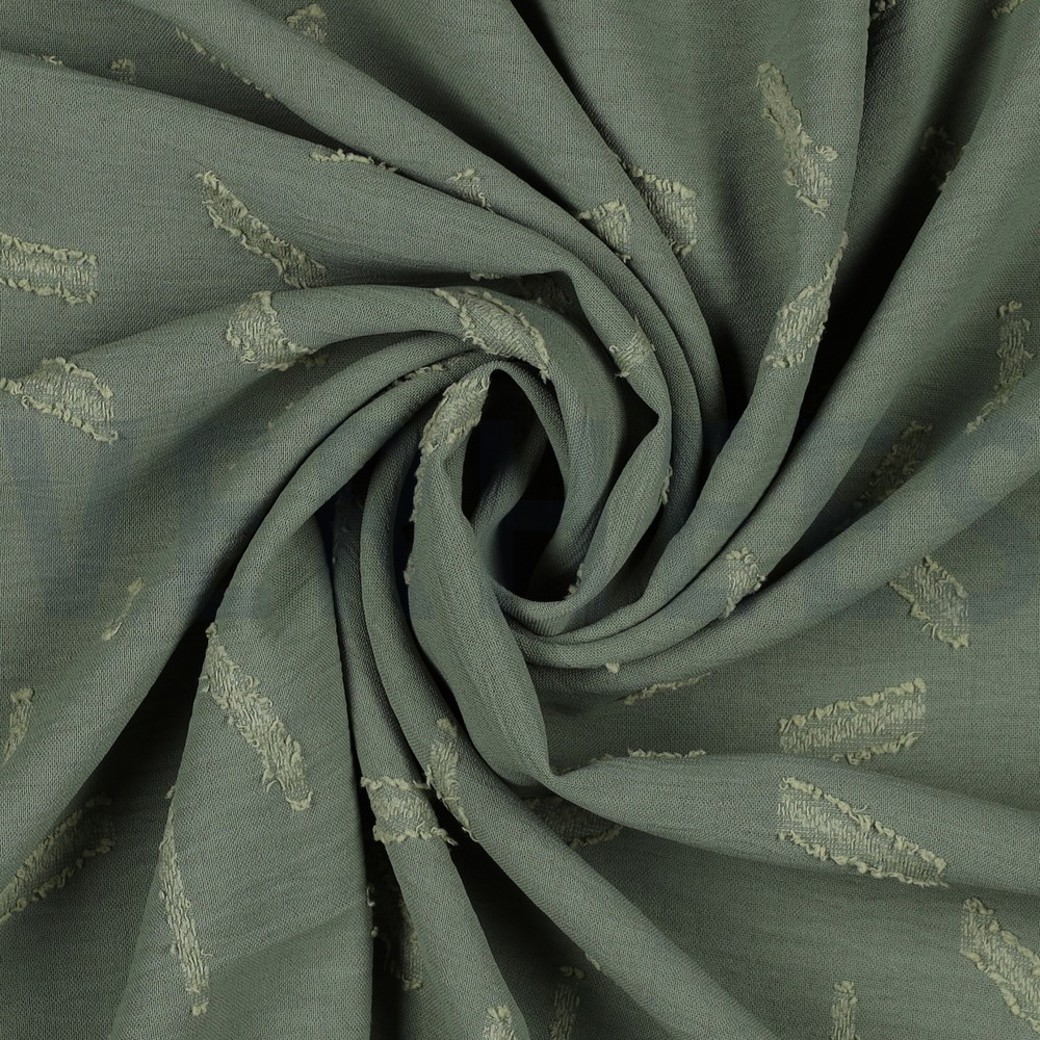 DOBBY JACQUARD STRIPES BASIL #3