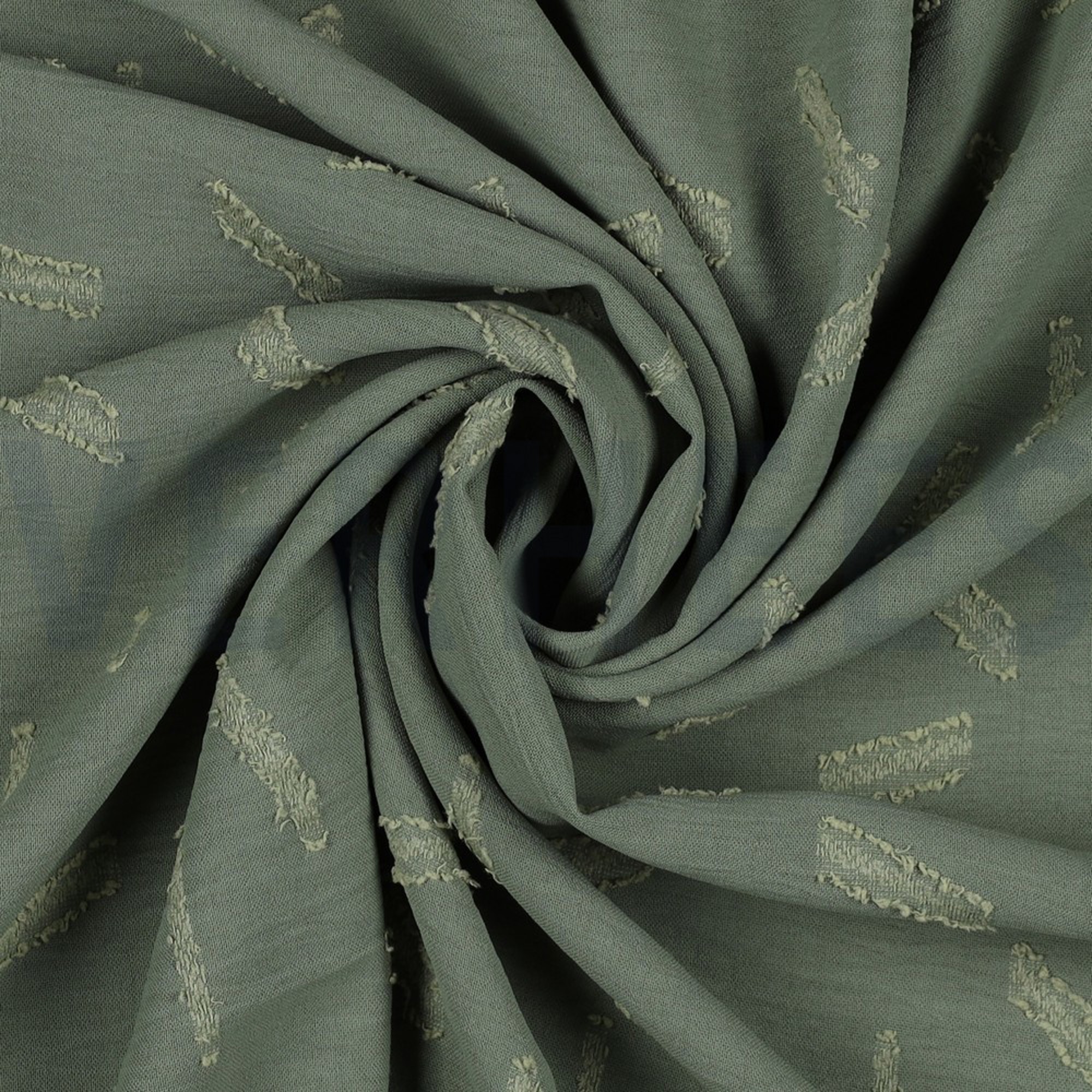 DOBBY JACQUARD STRIPES BASIL (high resolution) #3