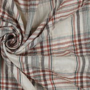 COTTON YARN DYED CHECK SAND (thumbnail) #3