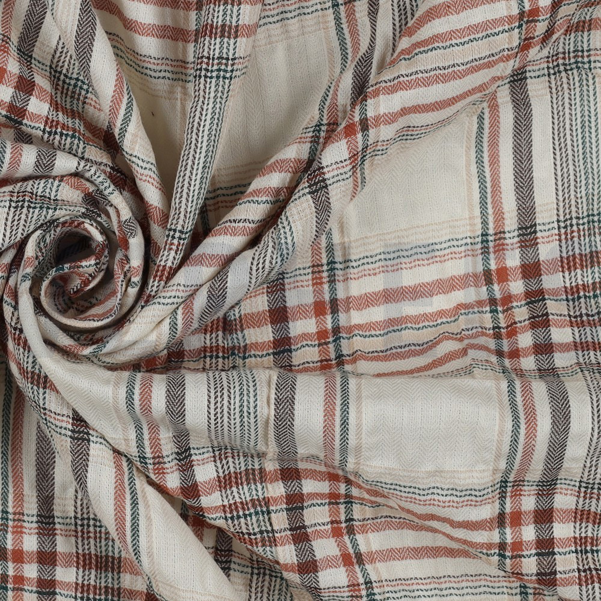 COTTON YARN DYED CHECK SAND (high resolution) #3