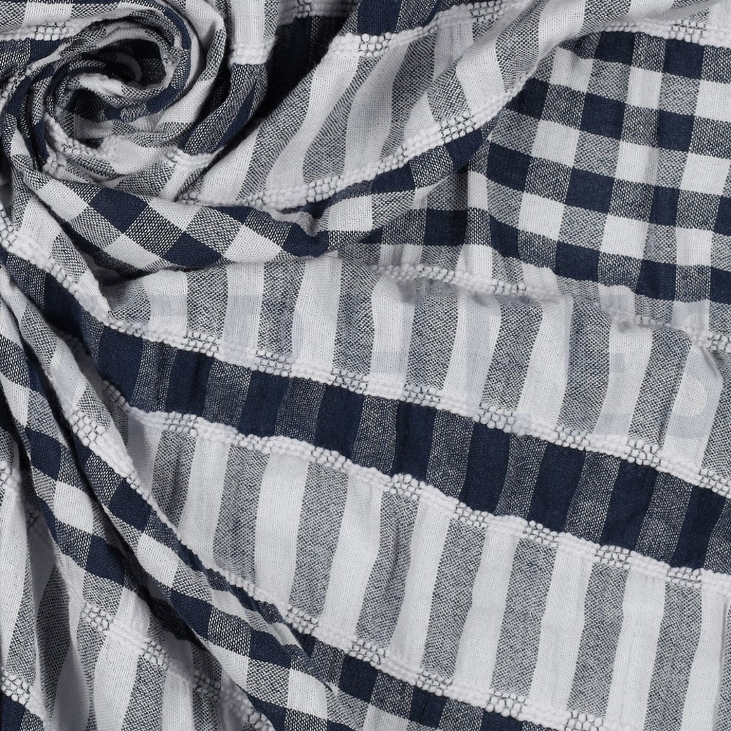 YARN DYED STRIPE NAVY #3