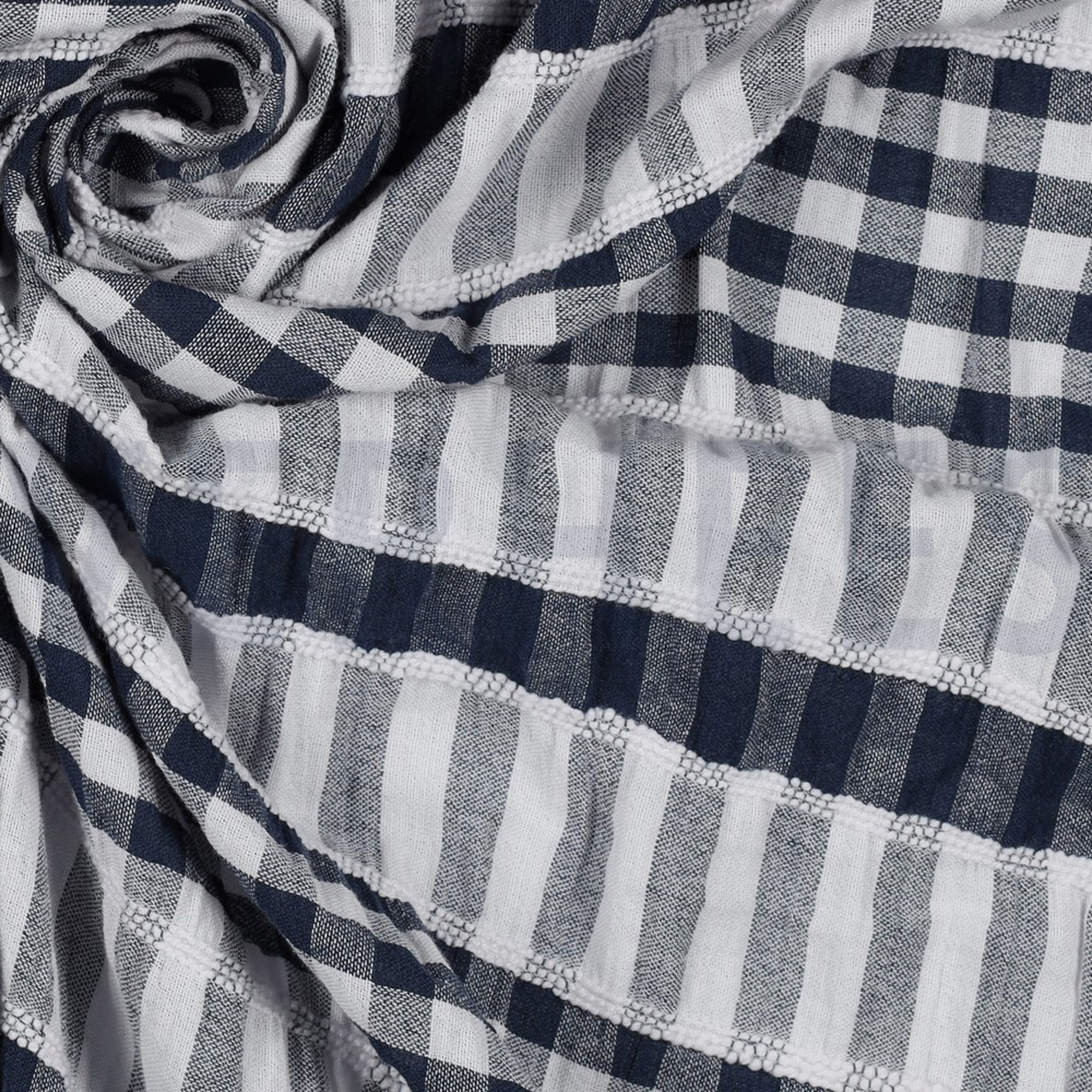 YARN DYED STRIPE NAVY (high resolution) #3