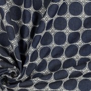 JEANS EMBROIDERY CIRCLES DARK BLUE (thumbnail) #3