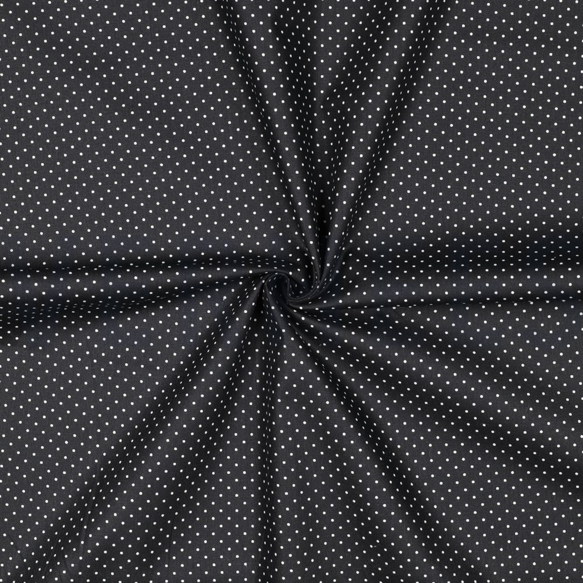 POPLIN PETIT DOTS BLACK (high resolution) #3