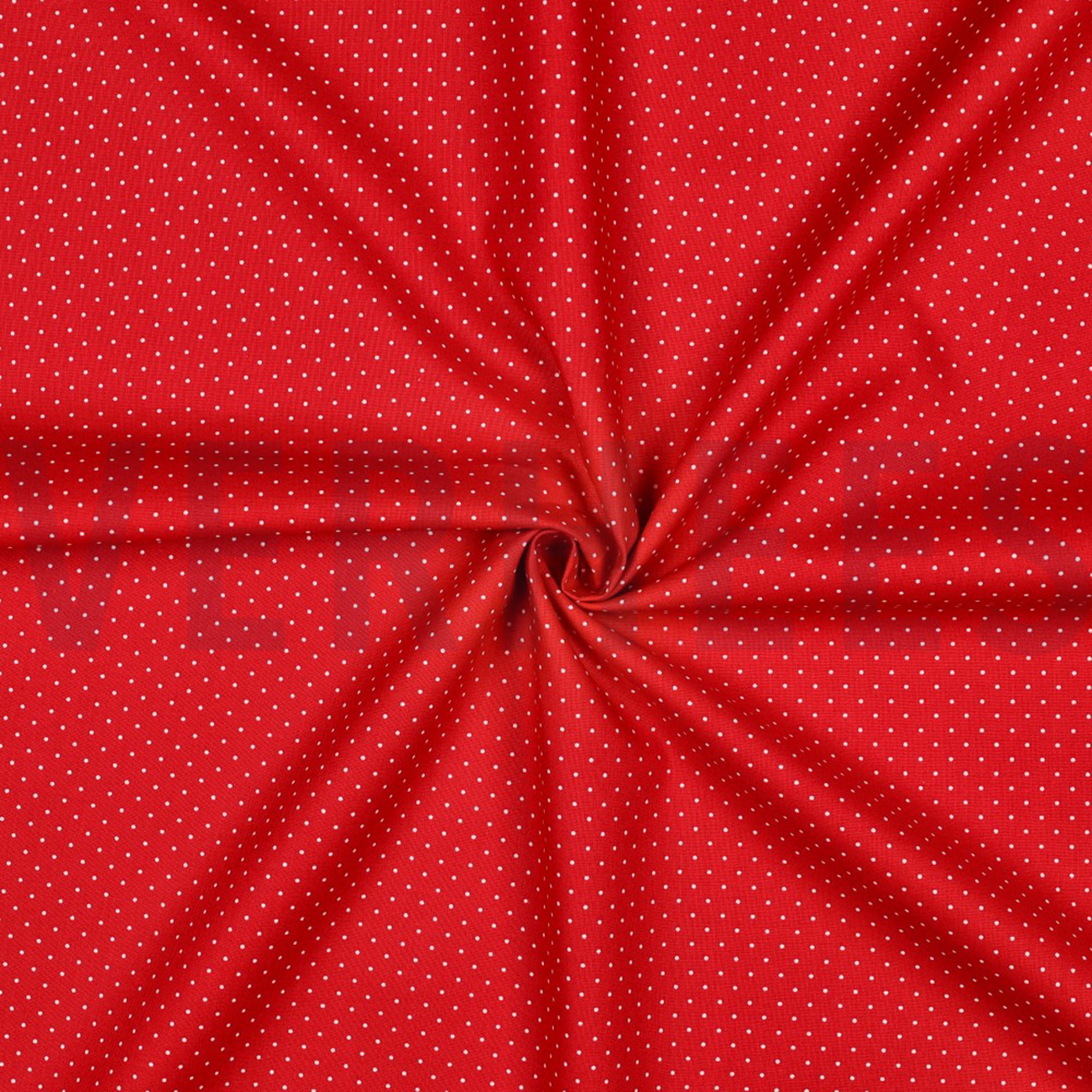 POPLIN PETIT DOTS RED (high resolution) #3