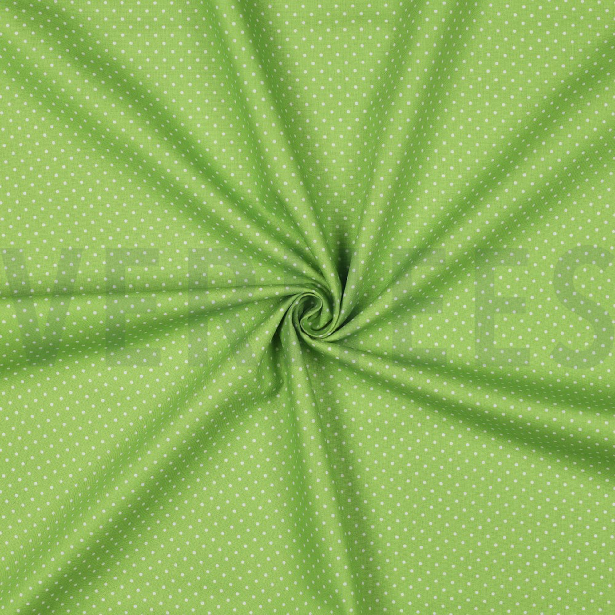POPLIN PETIT DOTS LIME (high resolution) #3
