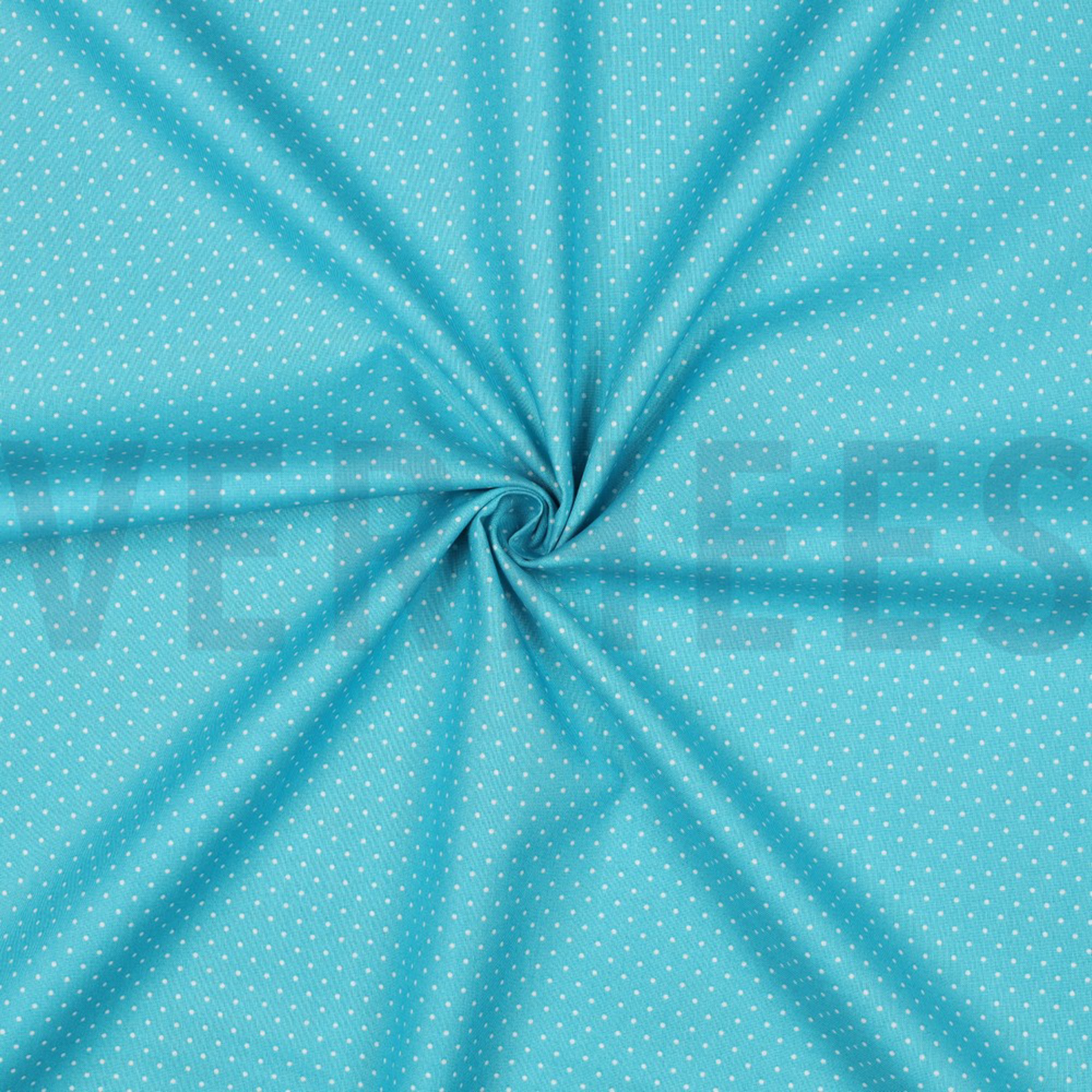 POPLIN PETIT DOTS TURQUOISE (high resolution) #3