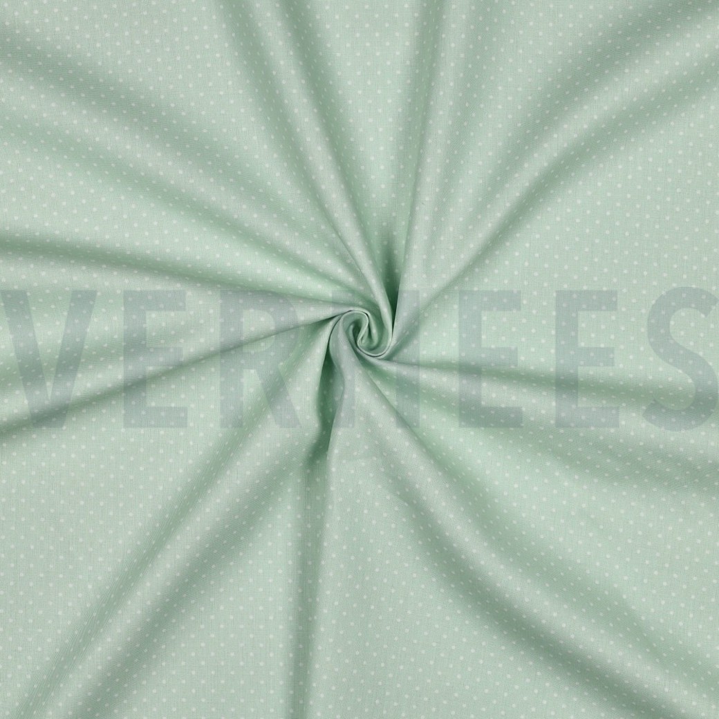 POPLIN PETIT DOTS MINT #3