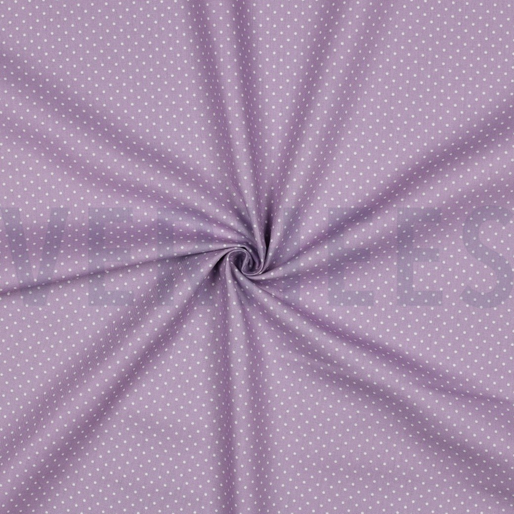 POPLIN PETIT DOTS LILAC #3