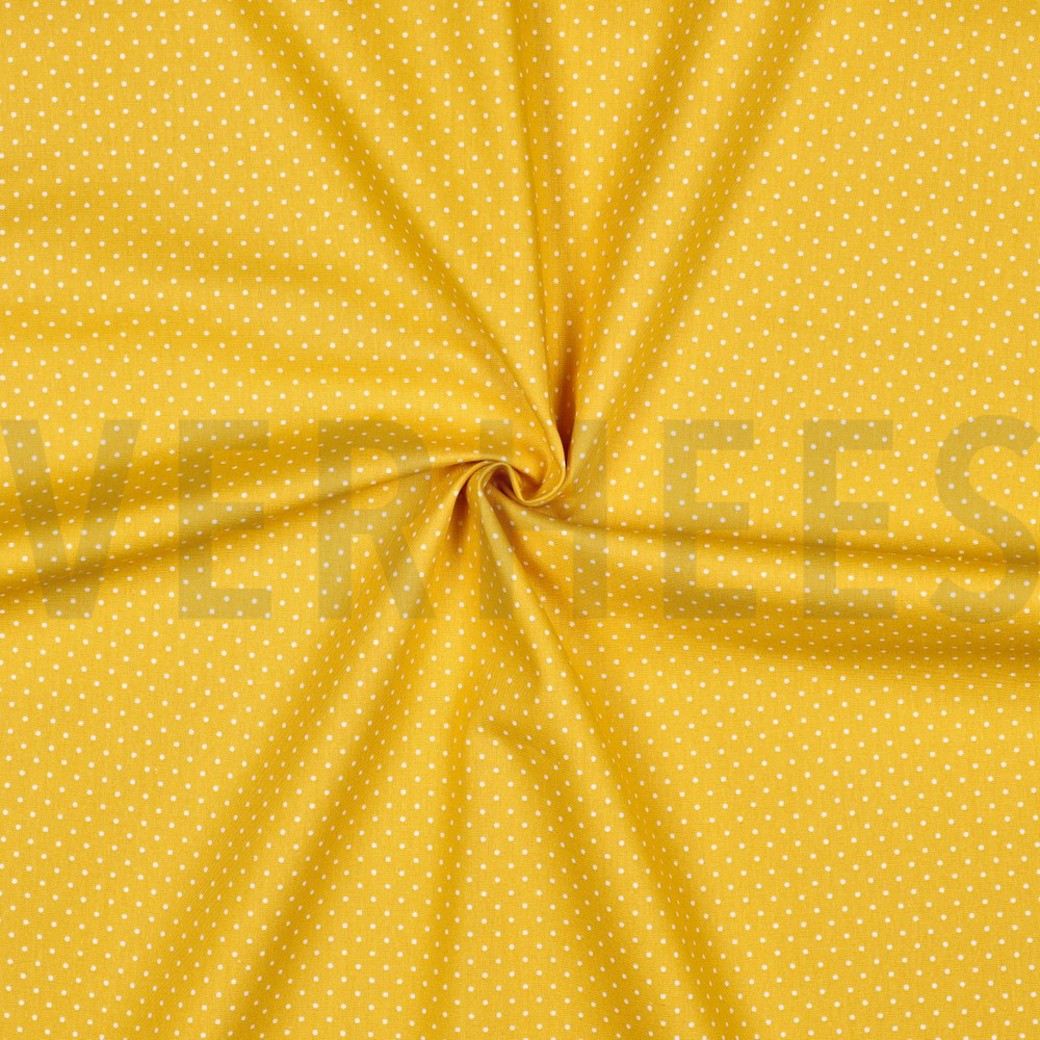POPLIN PETIT DOTS YELLOW #3