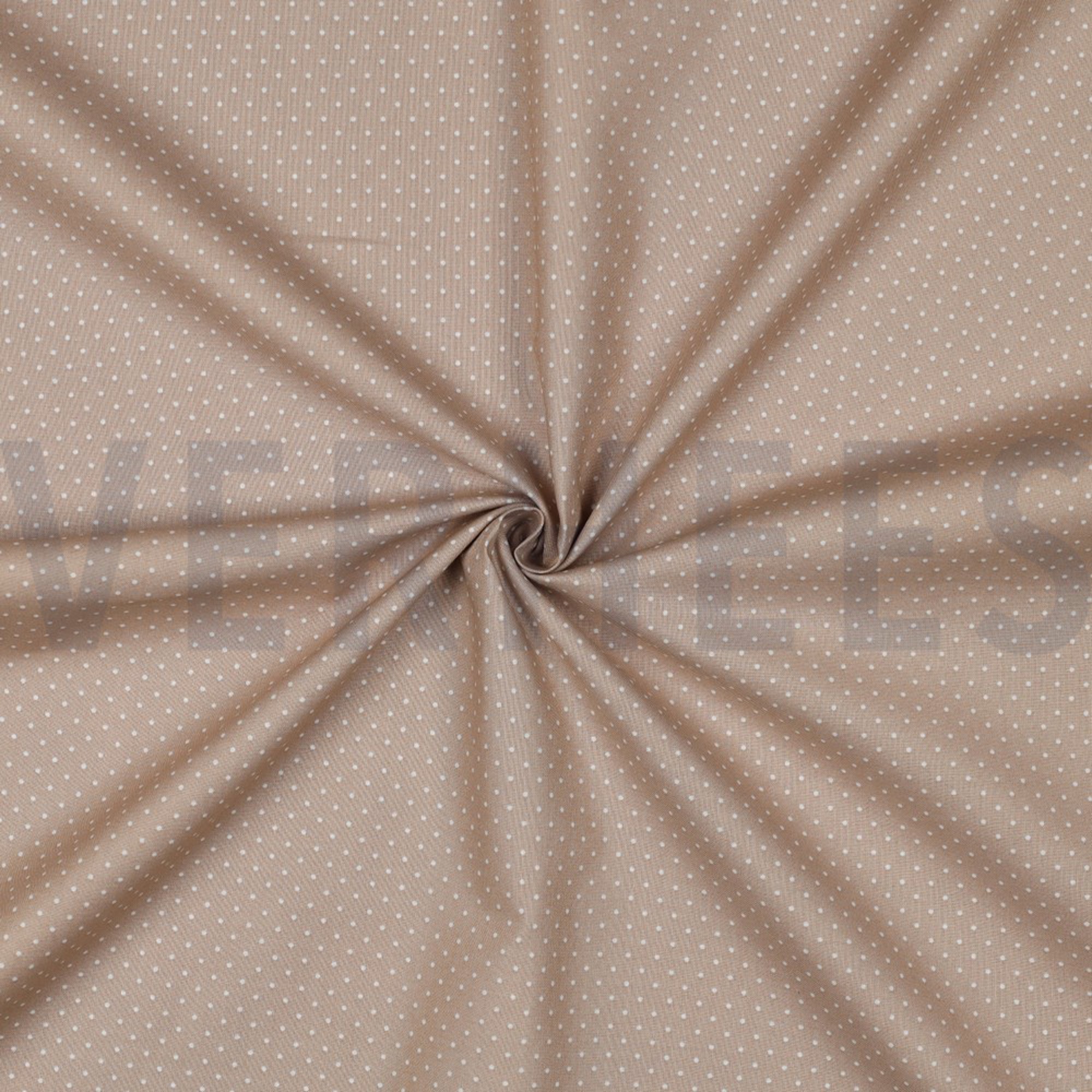 POPLIN PETIT DOTS SAND (high resolution) #3