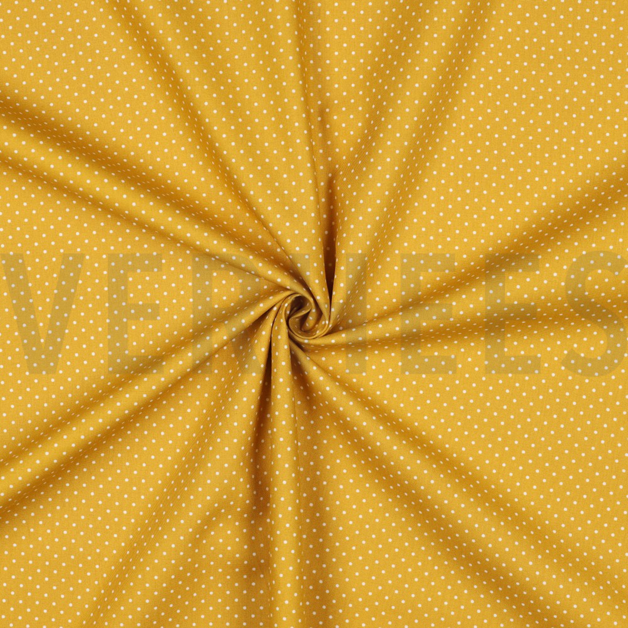 POPLIN PETIT DOTS OCHRE (high resolution) #3