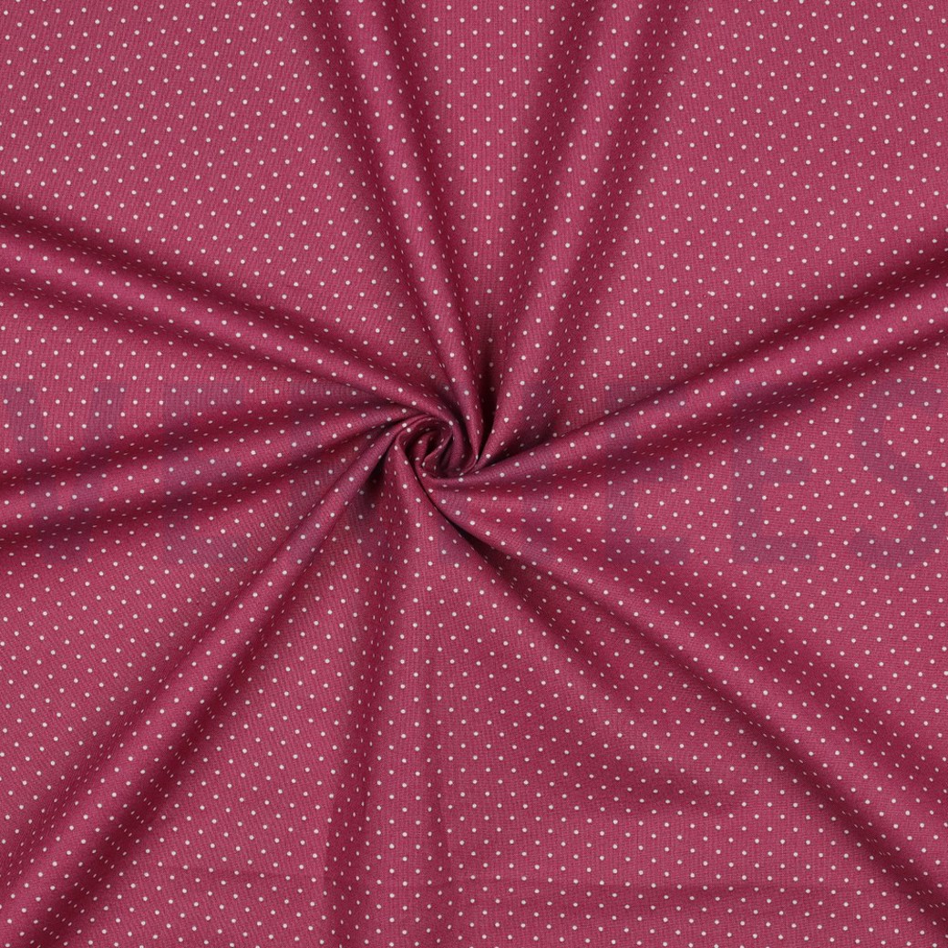 POPLIN PETIT DOTS MAUVE #3
