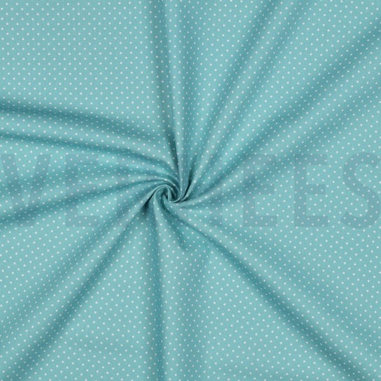 POPLIN PETIT DOTS OLD GREEN #7