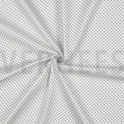 POPLIN PETIT DOTS WHITE/BLACK (thumbnail) #3