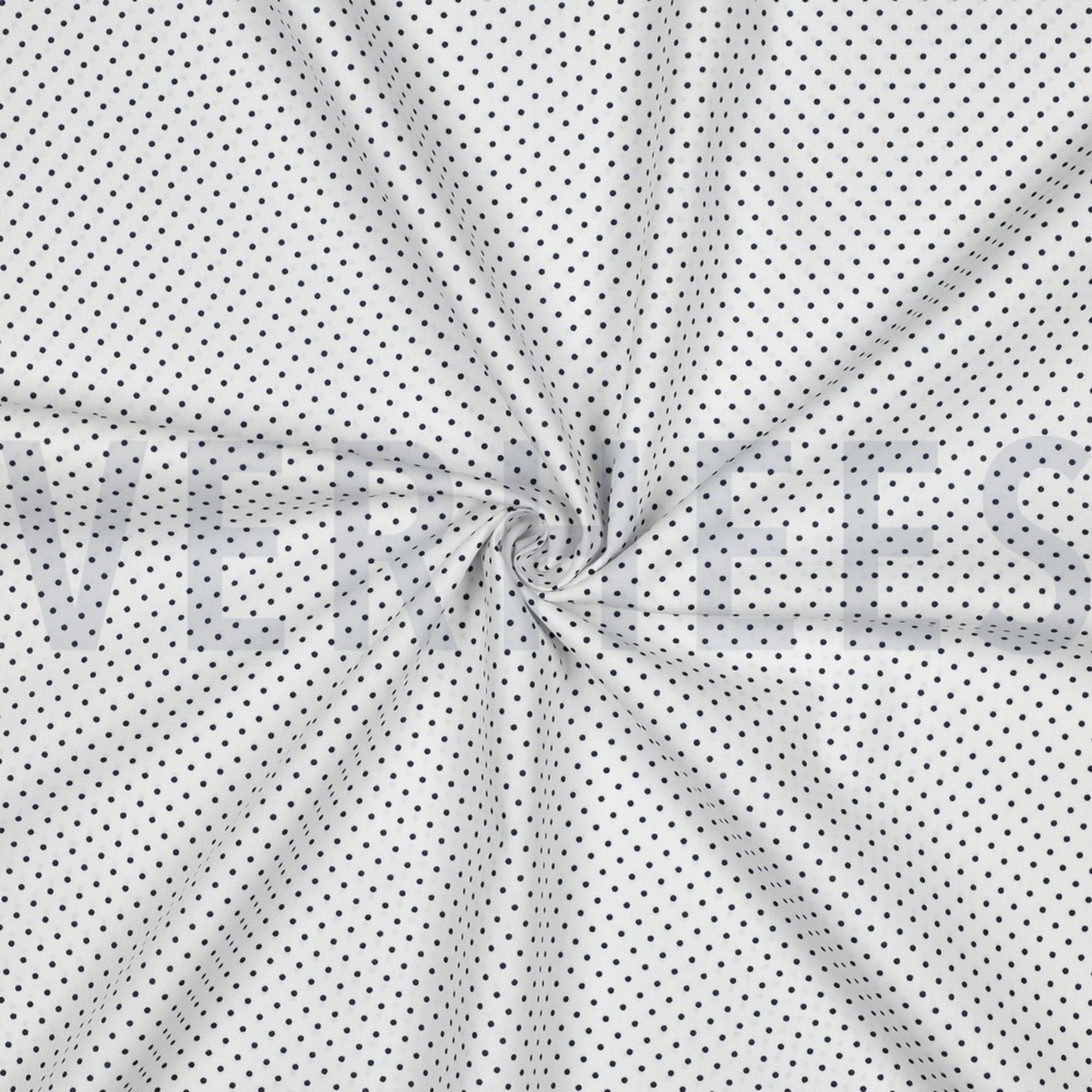 POPLIN PETIT DOTS WHITE/NAVY (high resolution) #3