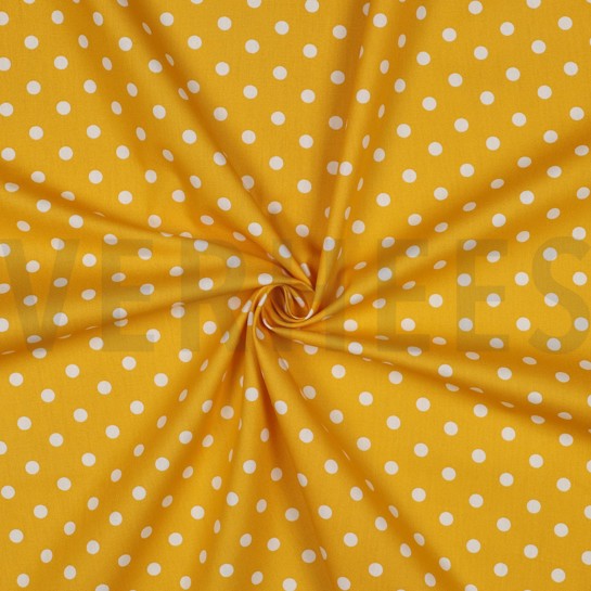 POPLIN DOTS YELLOW #7