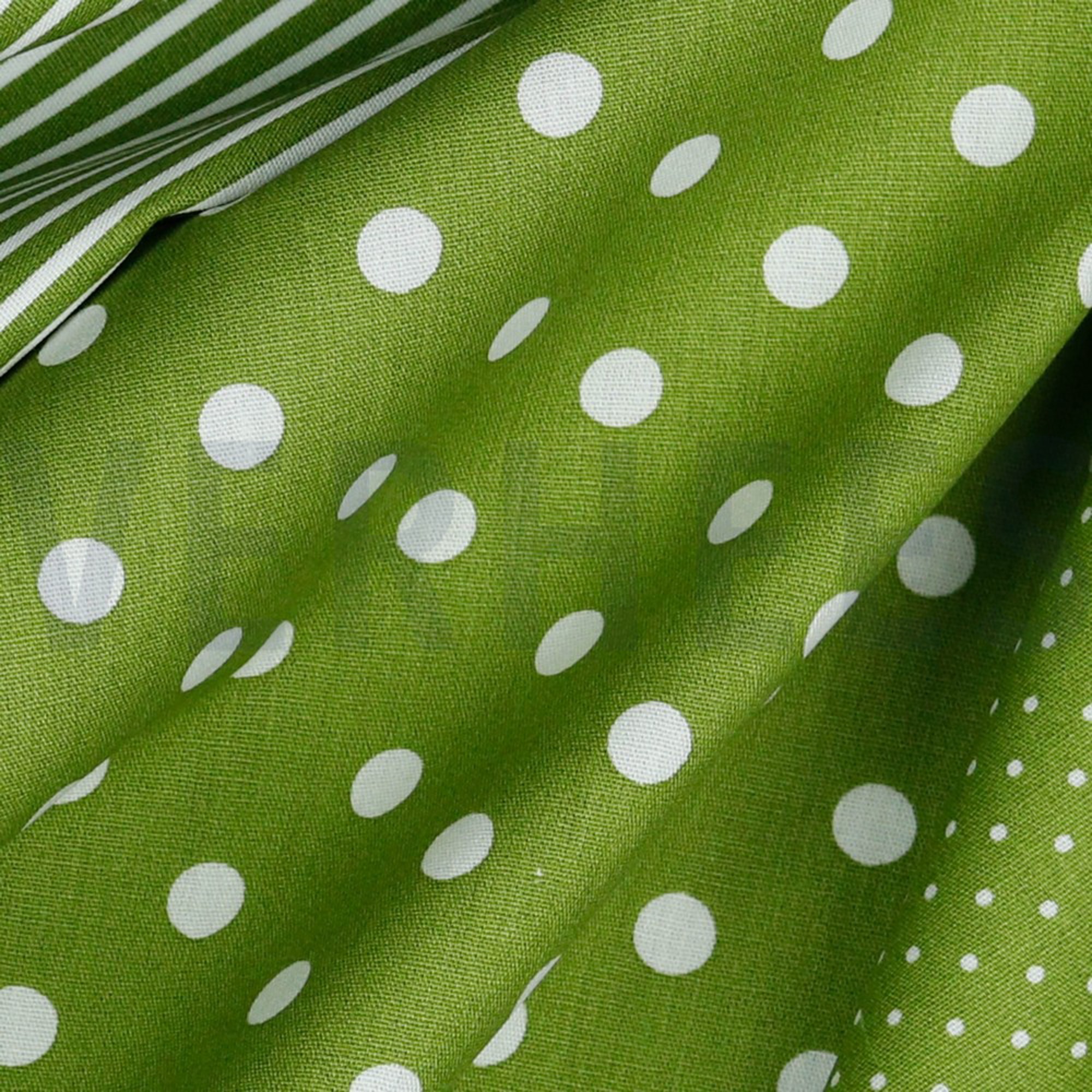 POPLIN DOTS GREEN (high resolution) #3