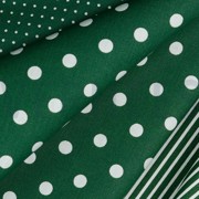 POPLIN DOTS DARK GREEN (thumbnail) #3