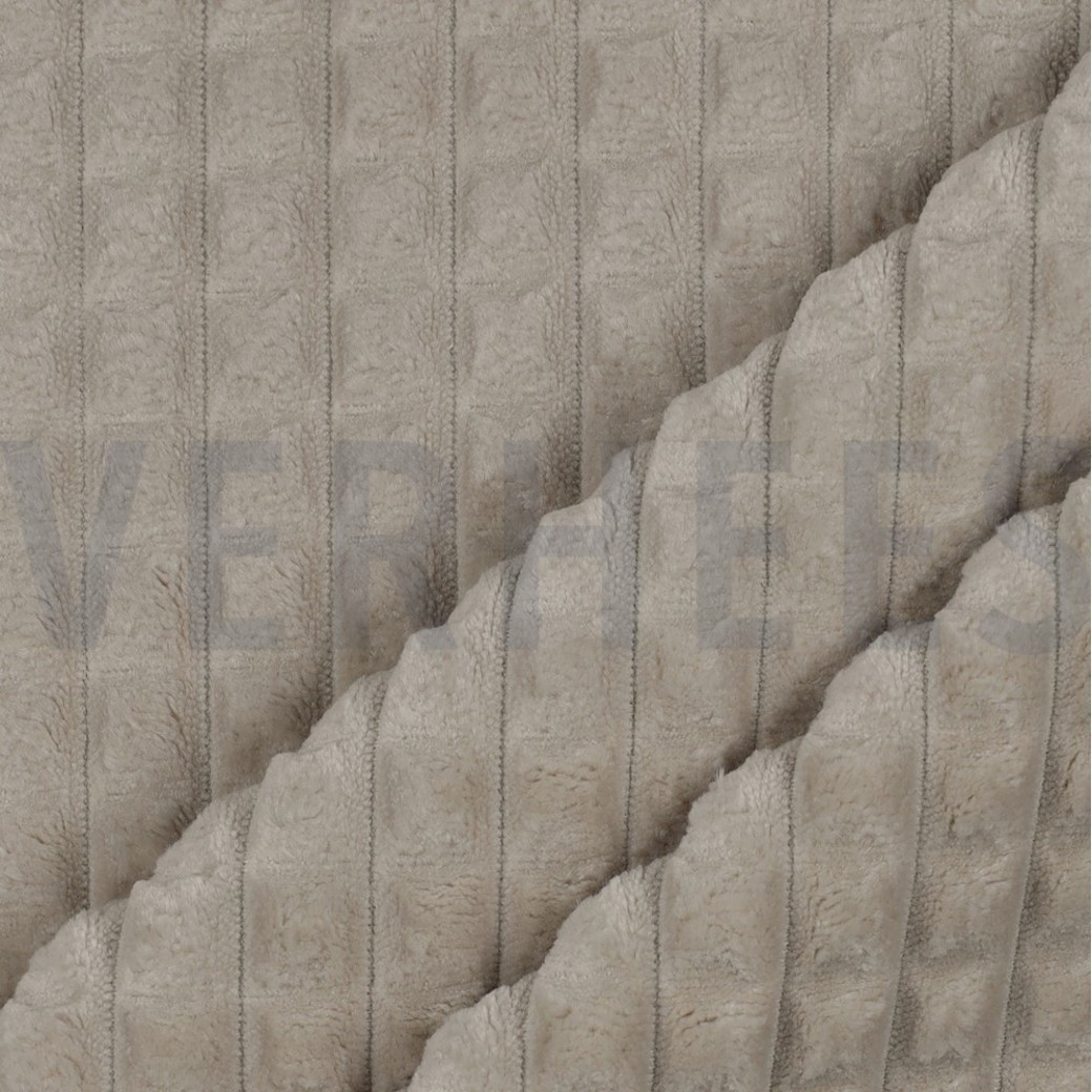 VELOURS DECO SQUARE SAND #3
