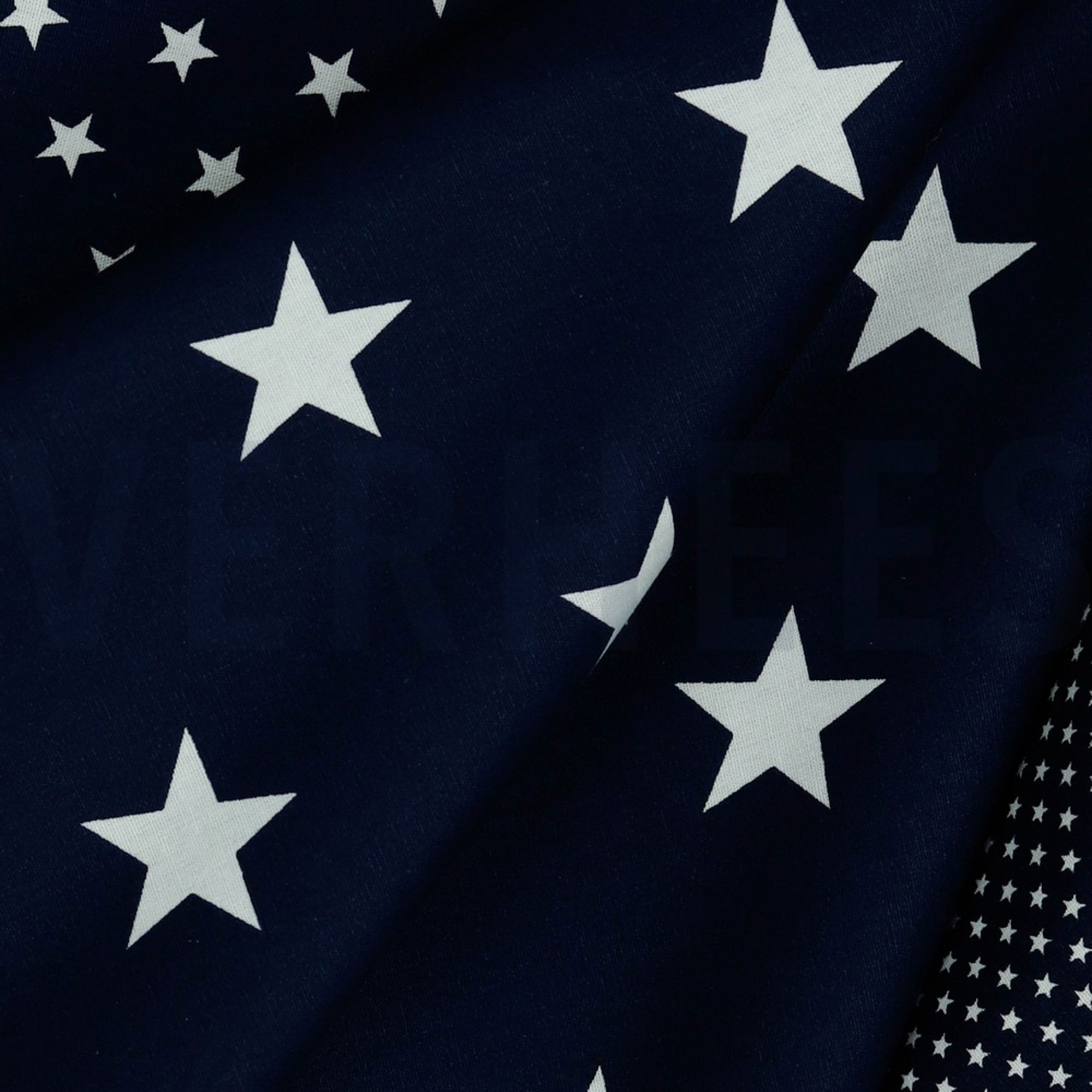 POPLIN STARS NAVY (high resolution) #3