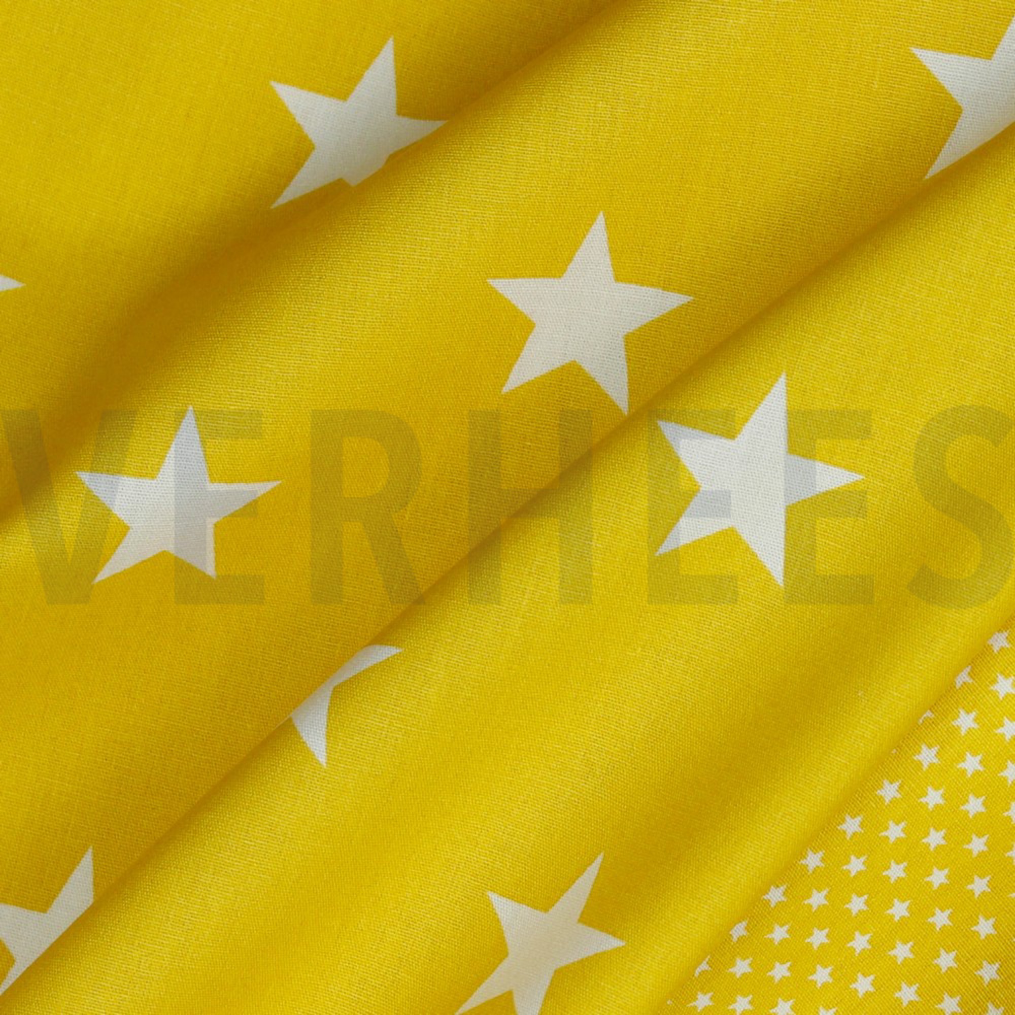 POPLIN STARS YELLOW (high resolution) #3