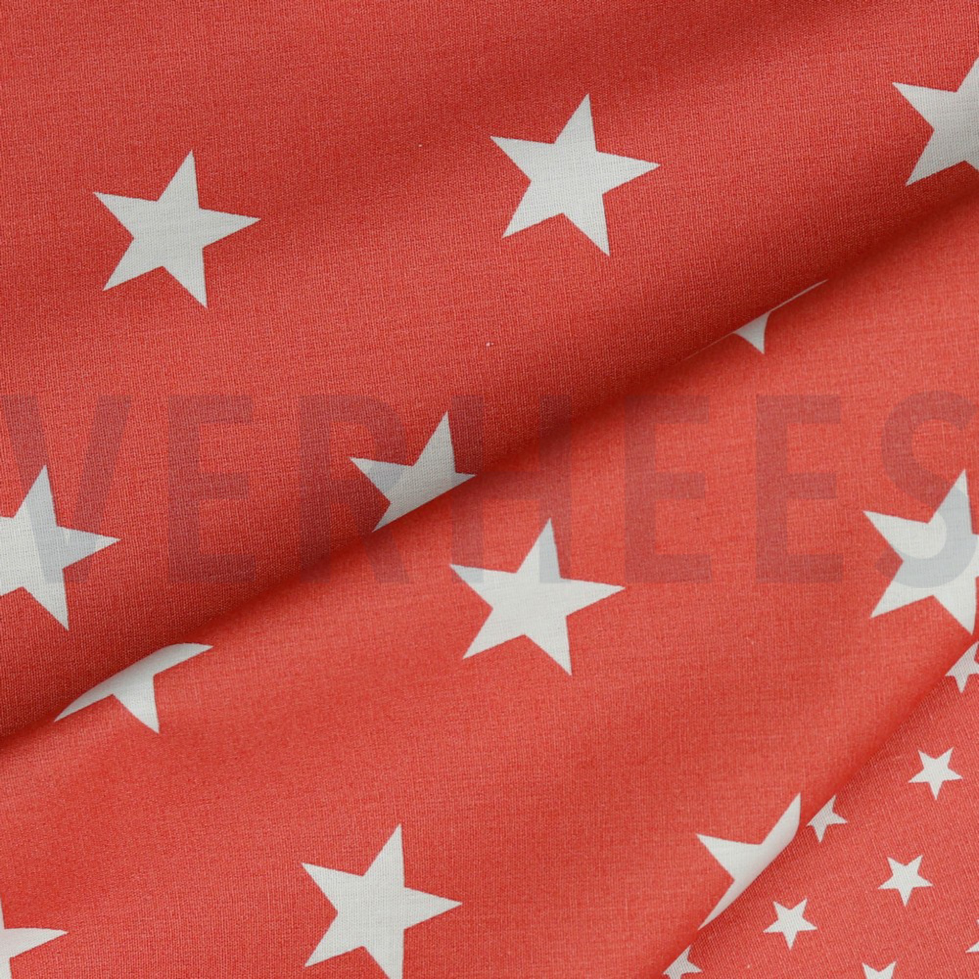 POPLIN STARS CORAL (high resolution) #3