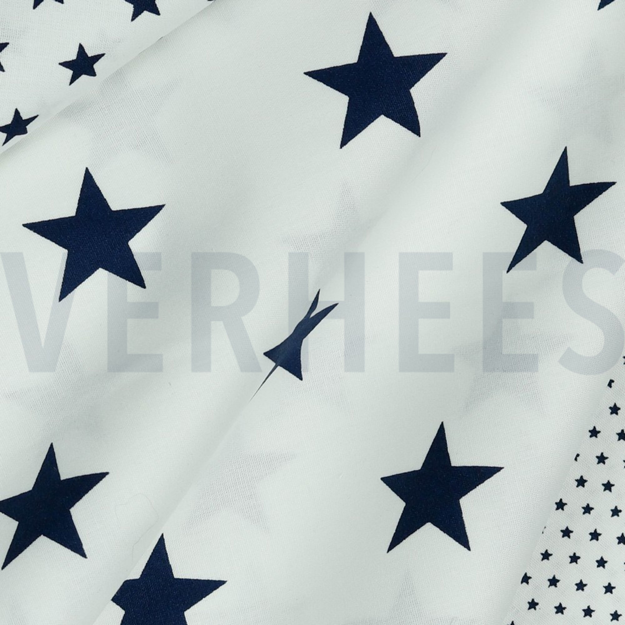 POPLIN STARS WHITE/NAVY (high resolution) #3